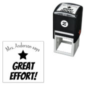 Geweldige baan Sterren Leraar Gepersonaliseerd Zelfinktende Stempel (In situ)