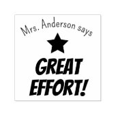 Geweldige baan Sterren Leraar Gepersonaliseerd Zelfinktende Stempel (Design)