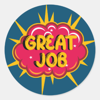 geweldige baan sticker