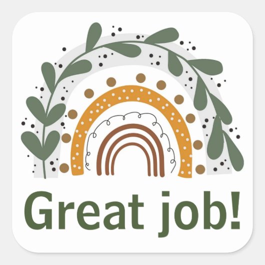 Geweldige baan stickers (Voorkant)