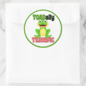 Geweldige baan student leraar ronde sticker (Tas)