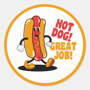 Geweldige baan student leraar ronde sticker