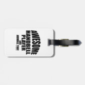 Geweldige Bagagelabel handbelspeler (Achterkant horizontaal)