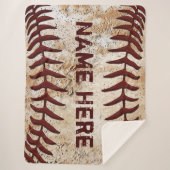 Geweldige Baseball-cadeaus voor honkbalovers Sherpa Deken (Voorkant)