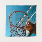 Geweldige Basketbalring Wandkleed (Voorkant)