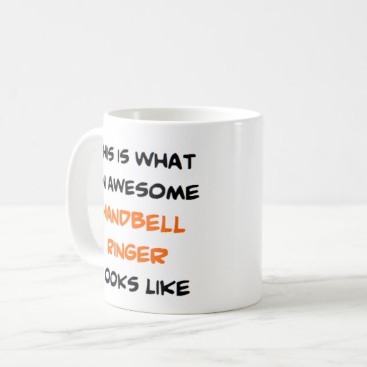 geweldige bel koffiemok (Voorkant links)