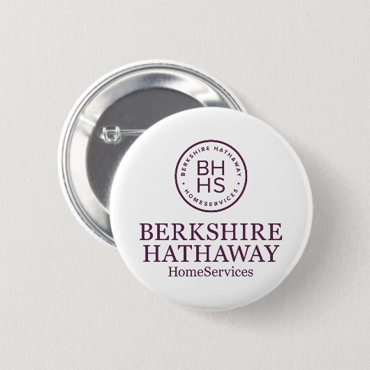 Geweldige Berkshire Hathaway Buttonnen Ronde Button 5,7 Cm (Voorkant /achterkant)
