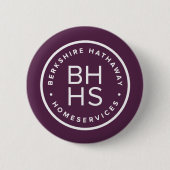 Geweldige Berkshire Hathaway Buttonnen Ronde Button 5,7 Cm (Voorkant)