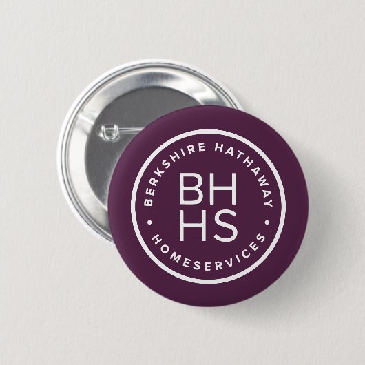 Geweldige Berkshire Hathaway Buttonnen Ronde Button 5,7 Cm (Voorkant /achterkant)