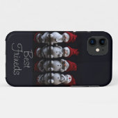 Geweldige beste kerstvrienden Case-Mate iPhone case (Achterkant (horizontaal))