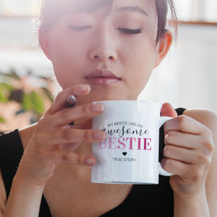 Geweldige Bestie Roze beste vrienden Koffiemok