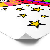 Geweldige Big Peace & Love Poster (Hoek)