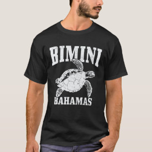 Geweldige Bimini Bahama's Zeeschildpad Duiken Stra T-shirt