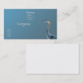 Geweldige blauwe valstrik visitekaartje (Voorkant / Achterkant)