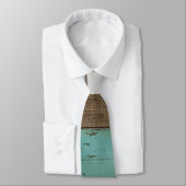 Geweldige  blauwe verankering witte slang stropdas (Gebonden)