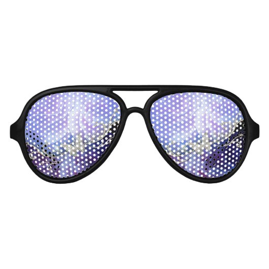 Geweldige bloemen aviator zonnebril (Voorkant)