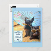 Geweldige & Bombdiggity Post Kaart (Voorkant / Achterkant)