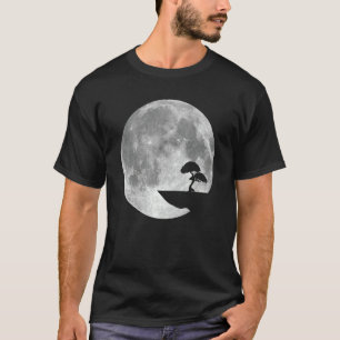 Geweldige Bonsai Tree Moon Outfit Love Gardening T-shirt