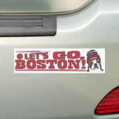 Geweldige Boston Fan Red Pet Bumpersticker (Op auto)