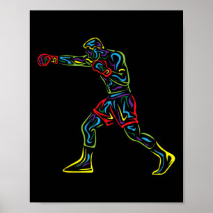 Geweldige Boxer Outfit Boksen Sport Graphic Boksen Poster