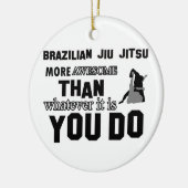 Geweldige braziliaans jitsu - ontwerp keramisch ornament (Links)