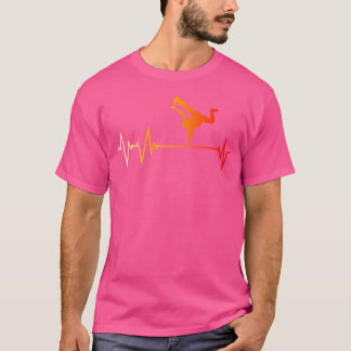 Geweldige Breakdance Heartbeat Hip Hop Muziek Tric T-shirt