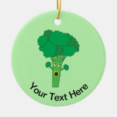 Geweldige Broccoli Funny Vegetable Keramisch Ornament (Voorkant)