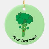 Geweldige Broccoli Funny Vegetable Keramisch Ornament (Achterkant)
