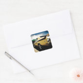 Geweldige Buick GSX Spierauto Vierkante Sticker (Envelop)