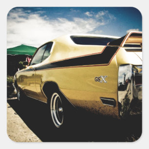 Geweldige Buick GSX Spierauto Vierkante Sticker
