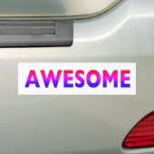Geweldige Bumpersticker (Op auto)