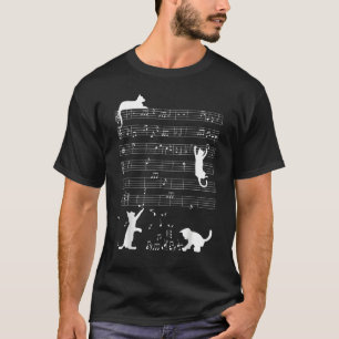 Geweldige Ca Music Note Clef Musician T-shirt
