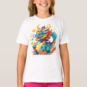 Geweldige Cartoon Dragon T-shirt