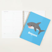 Geweldige cartoon voor witte haai planner (Display)