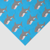 Geweldige cartoon voor witte haai tissuepapier (Detail)