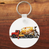 Geweldige cementtruck 6 sleutelhanger (Voorkant)
