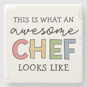Geweldige Chef Gifts Beste Chef Ever Funny Gift Stenen Onderzetter