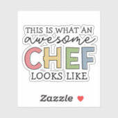 Geweldige Chef Gifts | Beste Chef Ever Funny Gift Sticker (Vel)