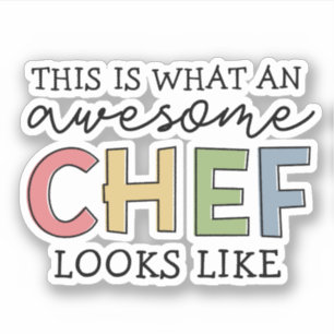 Geweldige Chef Gifts   Beste Chef Ever Funny Gift Sticker