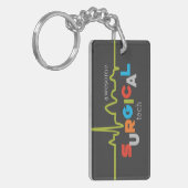 Geweldige chirurgische technische week personalise sleutelhanger (Voorkant Links)