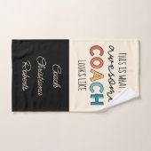 Geweldige coach | Beste coach ooit | Funny Coach G Handdoek (Handdoek)