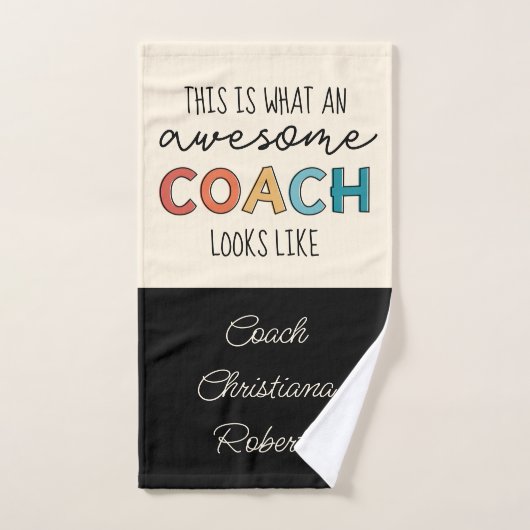 Geweldige coach | Beste coach ooit | Funny Coach G Handdoek (Handdoek)