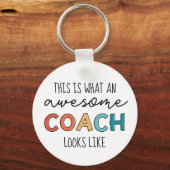 Geweldige coach | Beste coach ooit | Funny Coach G Sleutelhanger (Voorkant)