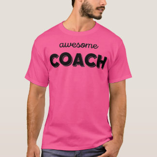Geweldige coach t-shirt