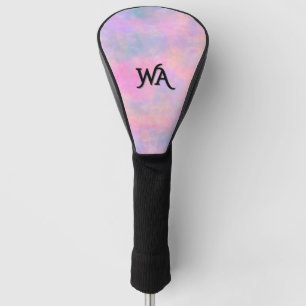 Geweldige combinatie van pastelkleuren Monogram Golfheadcover
