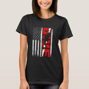 Geweldige Cool Retro USA Vlag SCUBA Duiken Patriot T-shirt