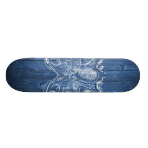 geweldige coole Antiek werking witte octopus Skateboard