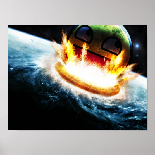 Geweldige - Crashing in het Poster van de Aarde (Voorkant)