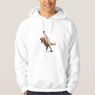 Geweldige Crazy Giraffe Top Hat T-Rex - Mannen_Vro