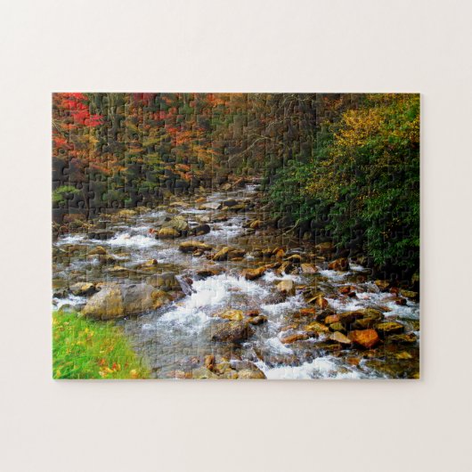 Geweldige Creek Smoky Mountains. Legpuzzel (Horizontaal)